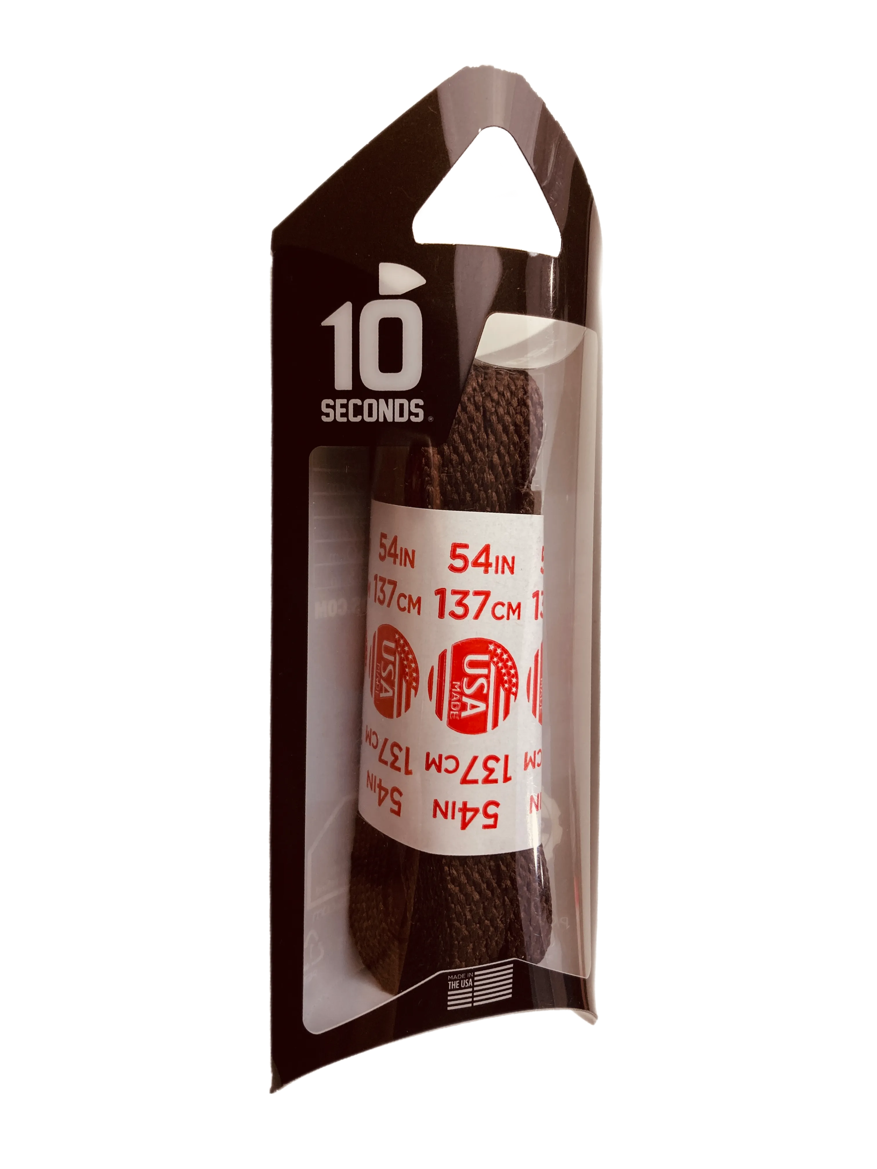 10 Seconds ® All-Pro ® Athletic Flat Laces | Brown