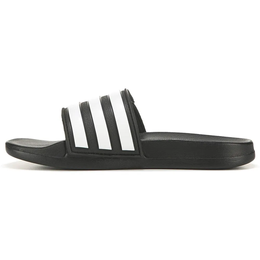 Adidas Adilette Comfort Adjustable Slide Sandals Little/Big Kid, Black