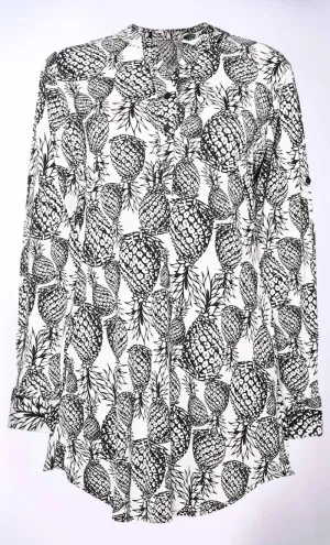 Aloha Pineapple Printed Tunic