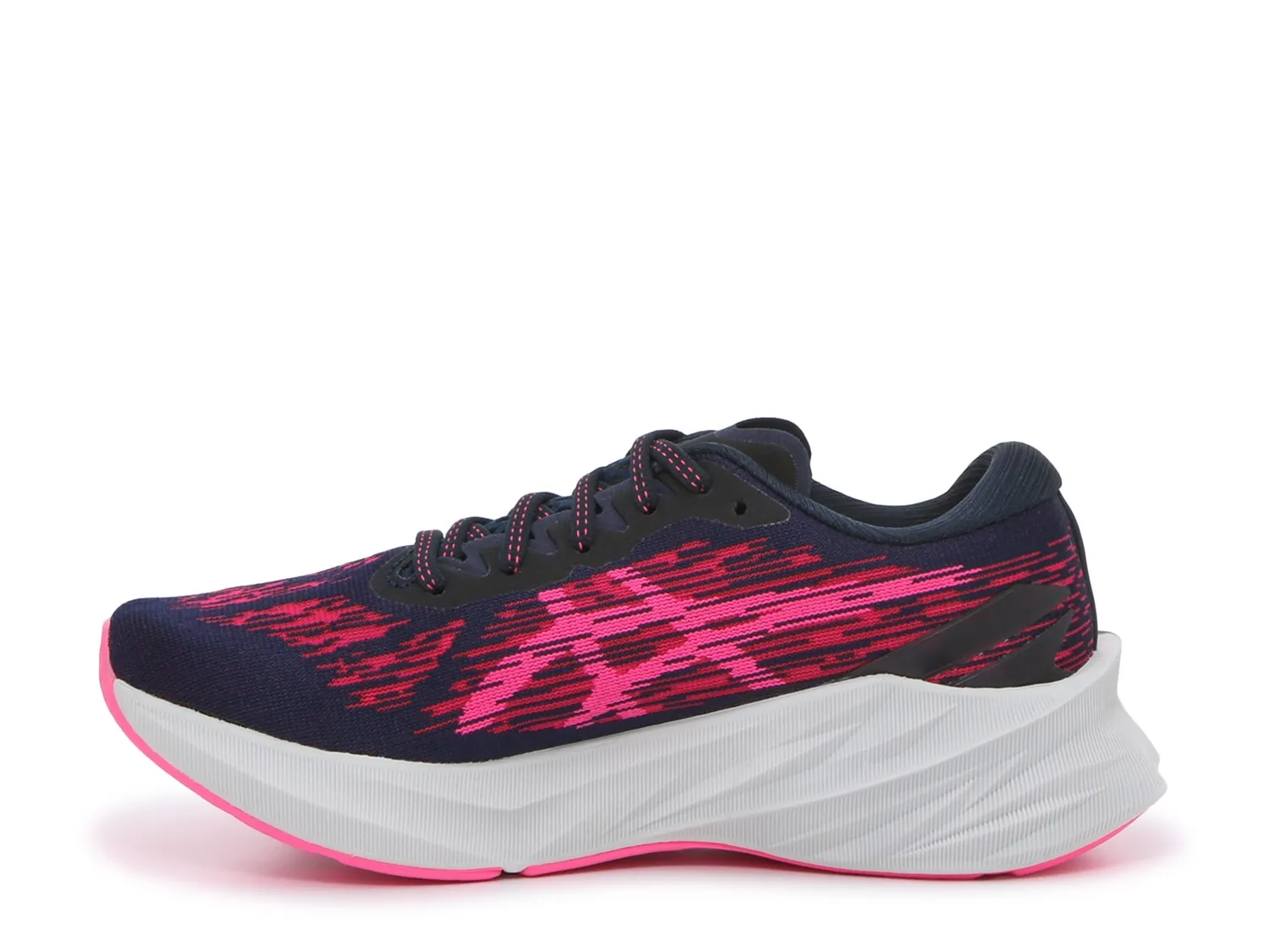 Asics Novablast 3 sneakers, navy/hot pink/gray