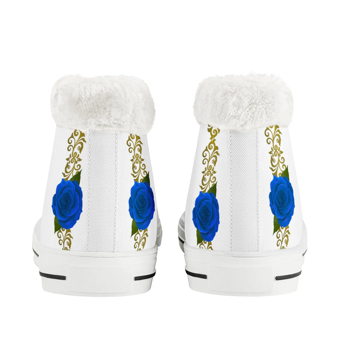 BLUE ROSES Unisex Canvas Shoes