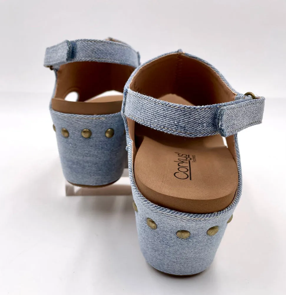 Carley in Blue Denim by Corkys