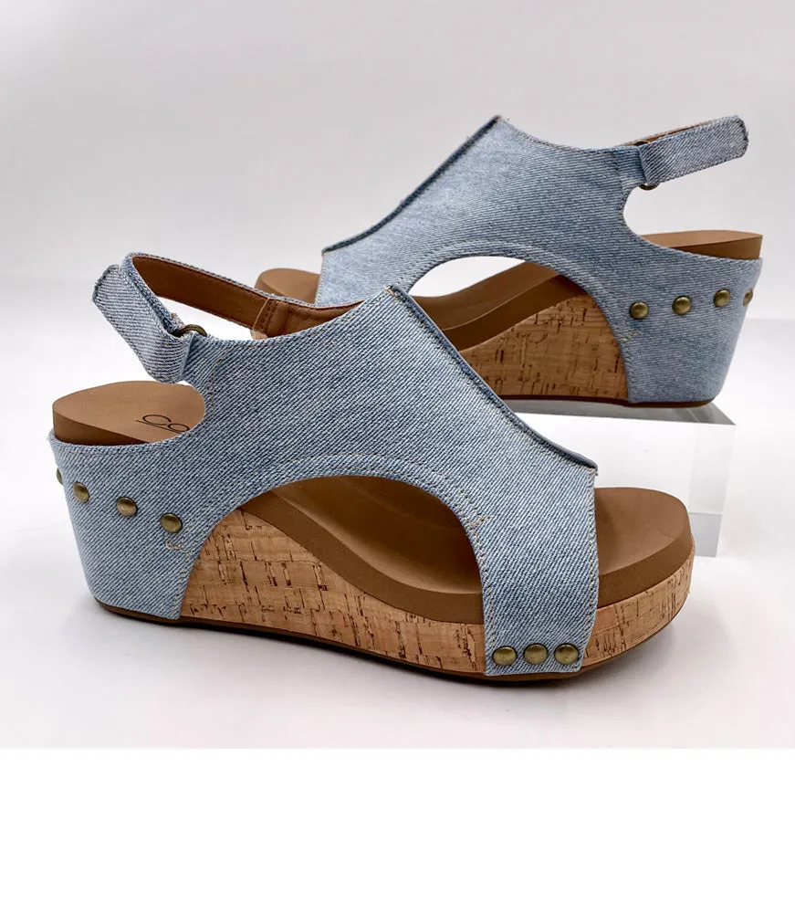 Carley in Blue Denim by Corkys