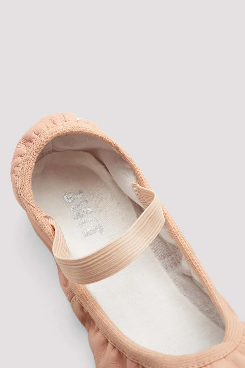 Girls Giselle Leather Ballet Shoes