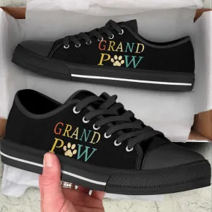 Grand Paw Color Low Top Shoes Canvas Sneakers Casual Shoes, Low Top Sneaker, Low Top Canvas Shoes