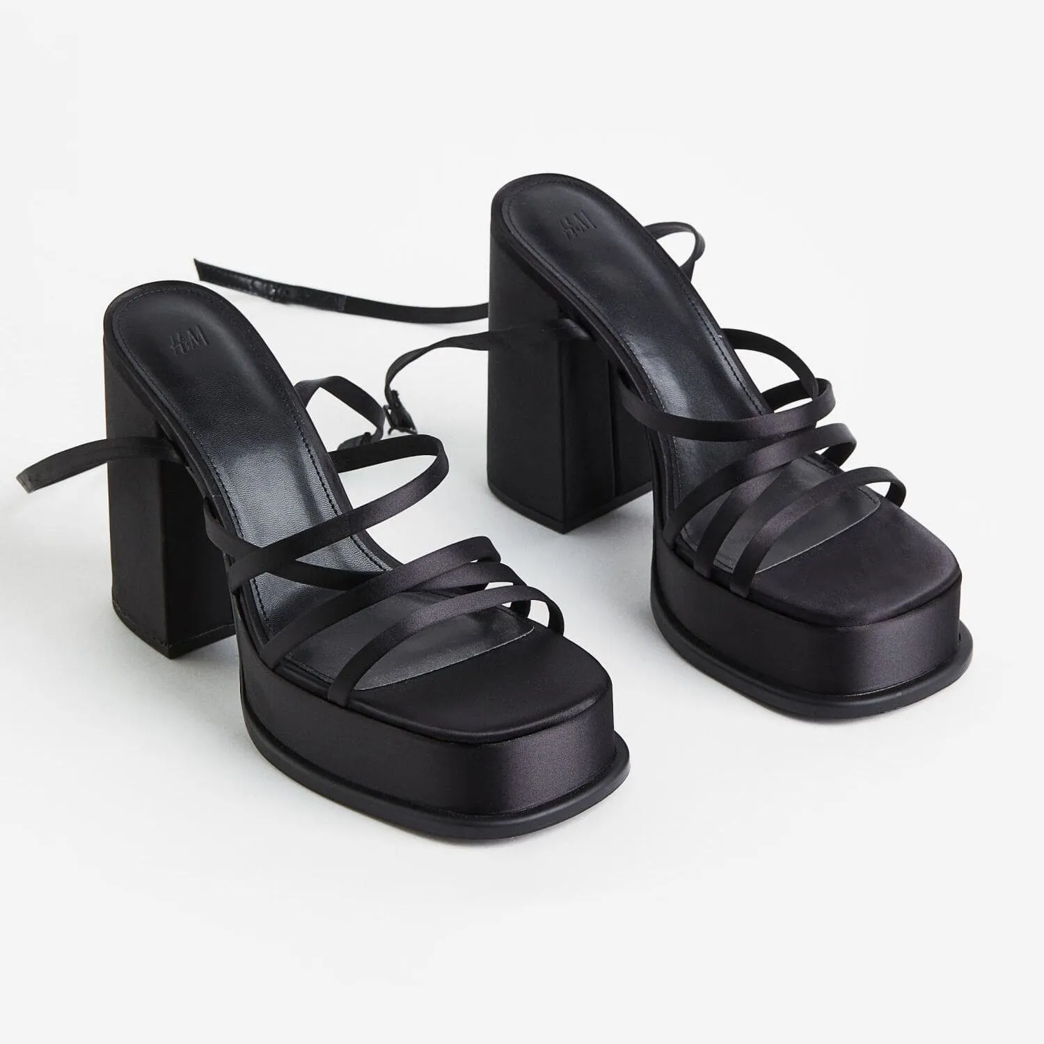 H&M Platform sandals, black