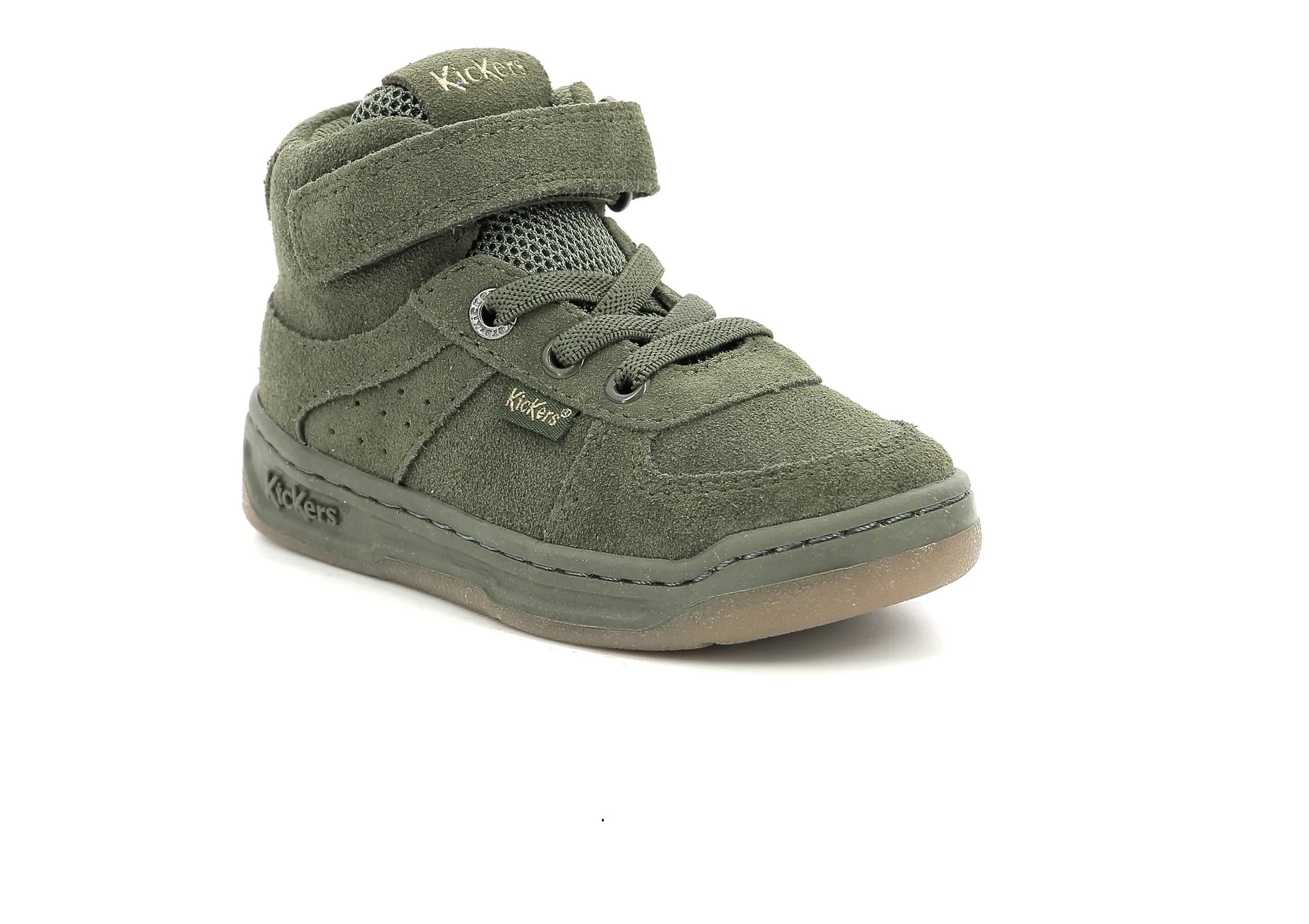 KICKERS KICKALIEN Kaki Chaussures Hautes Sneakers