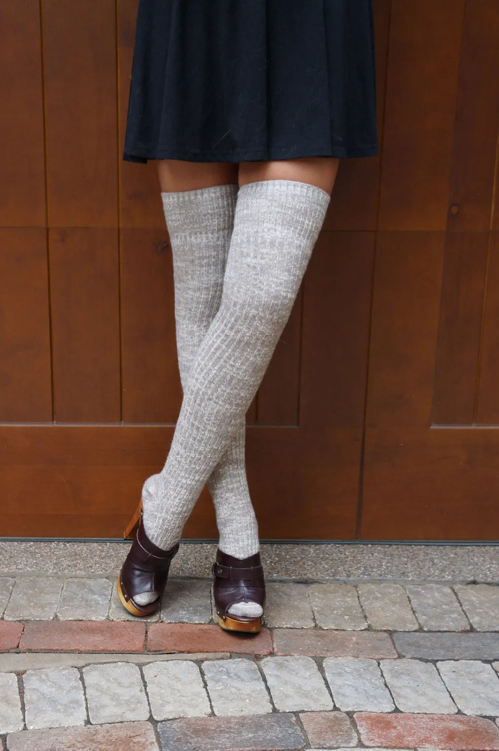 Luxe Legs™ Heathered Thigh-Highs