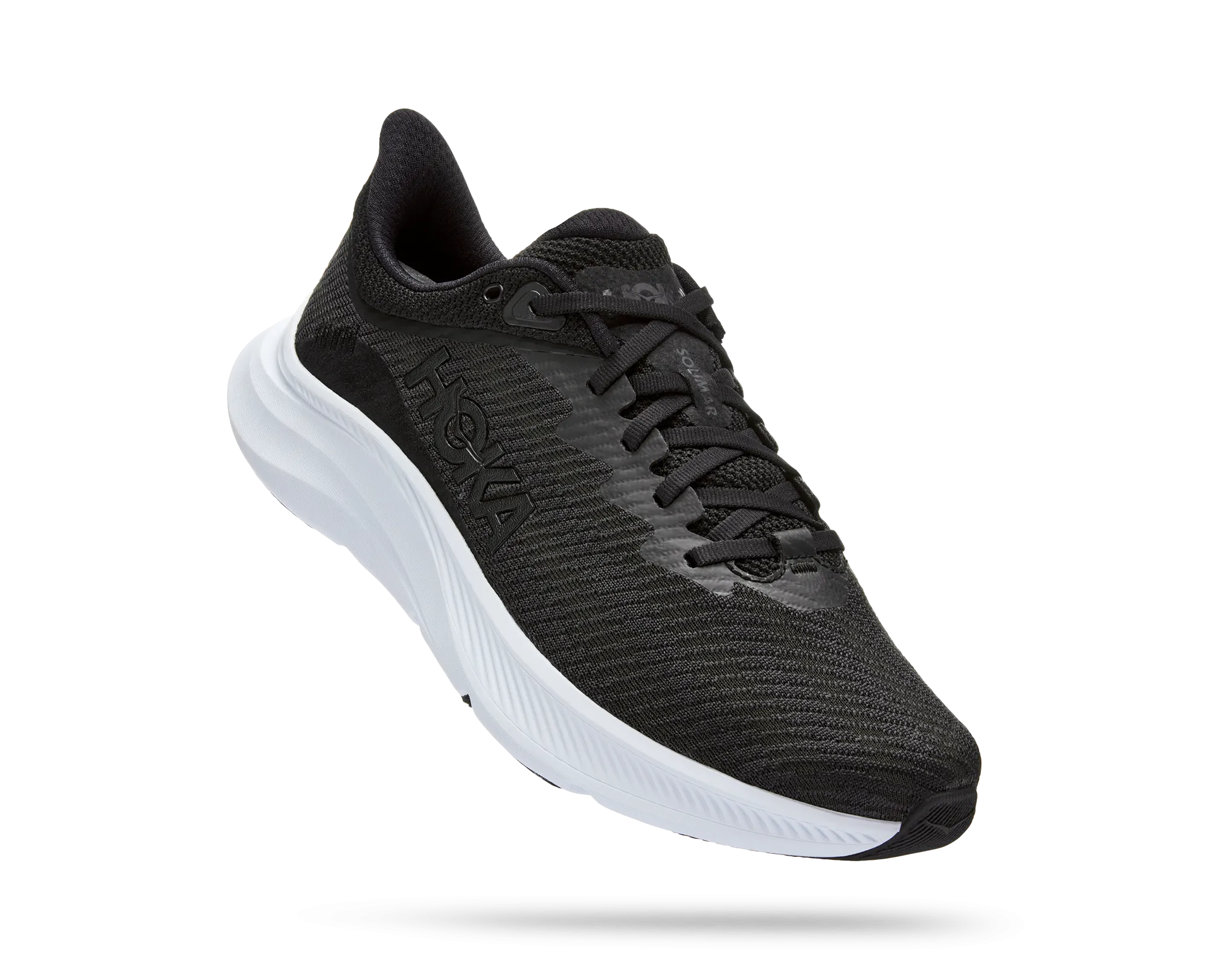 Men's Hoka Solimar Color: Black / White (WIDE WIDTH)