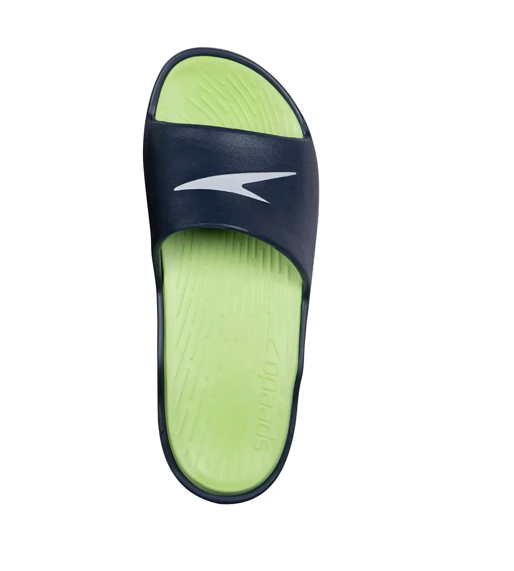 Men's Single Colour Slides - Bright Zest & Navy