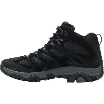 Merrell Men's Moab 3 Mid Hiking Boot, Black Night