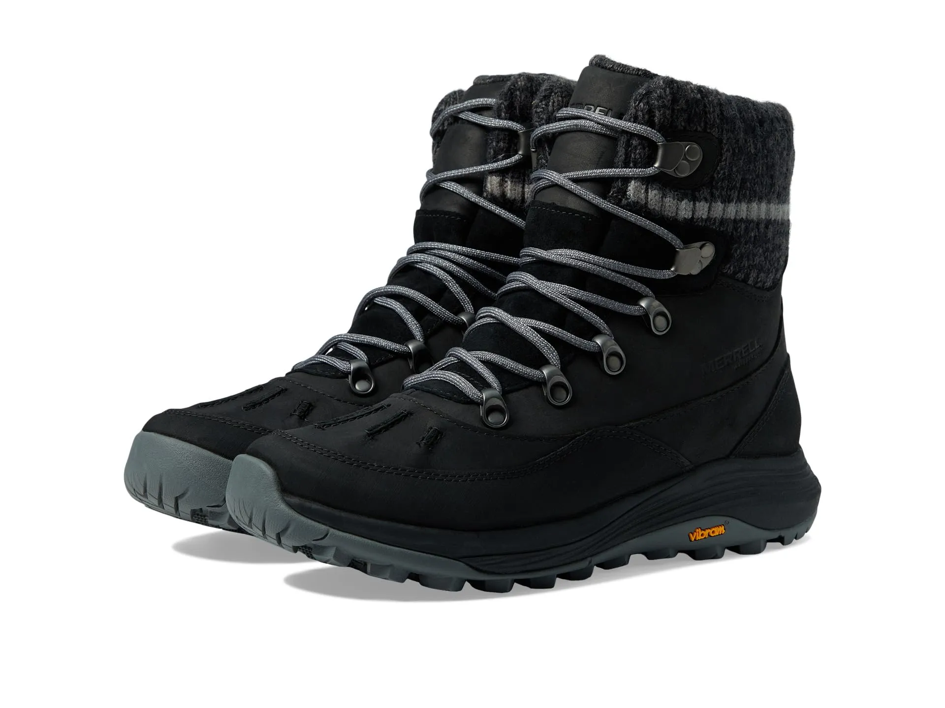 Merrell Siren 4 Thermo Mid Zip Waterproof Boots, Black