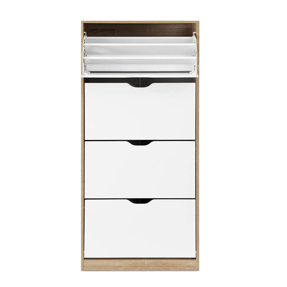 Modern 48 Pair Shoe Cabinet with Adjustable Shelves - Artiss