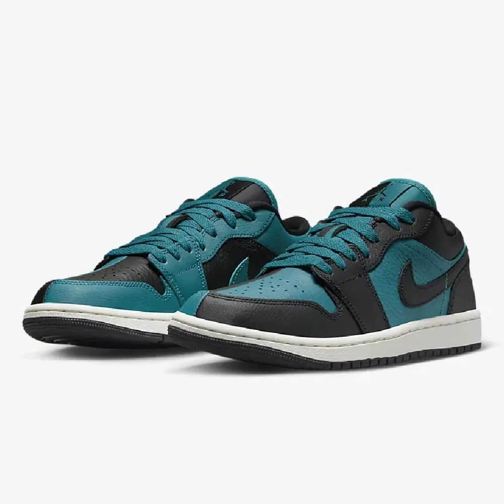 Nike Air Jordan 1 Low SE sneakers, black/green