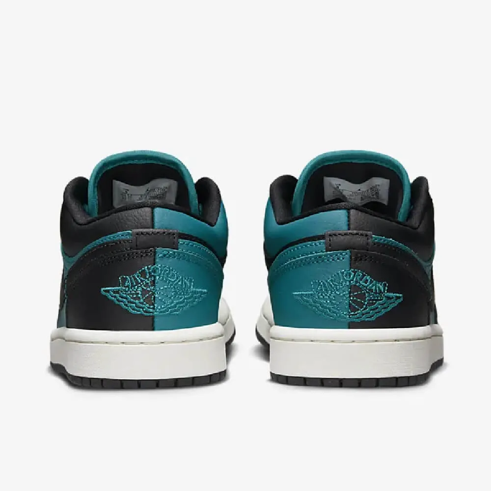 Nike Air Jordan 1 Low SE sneakers, black/green