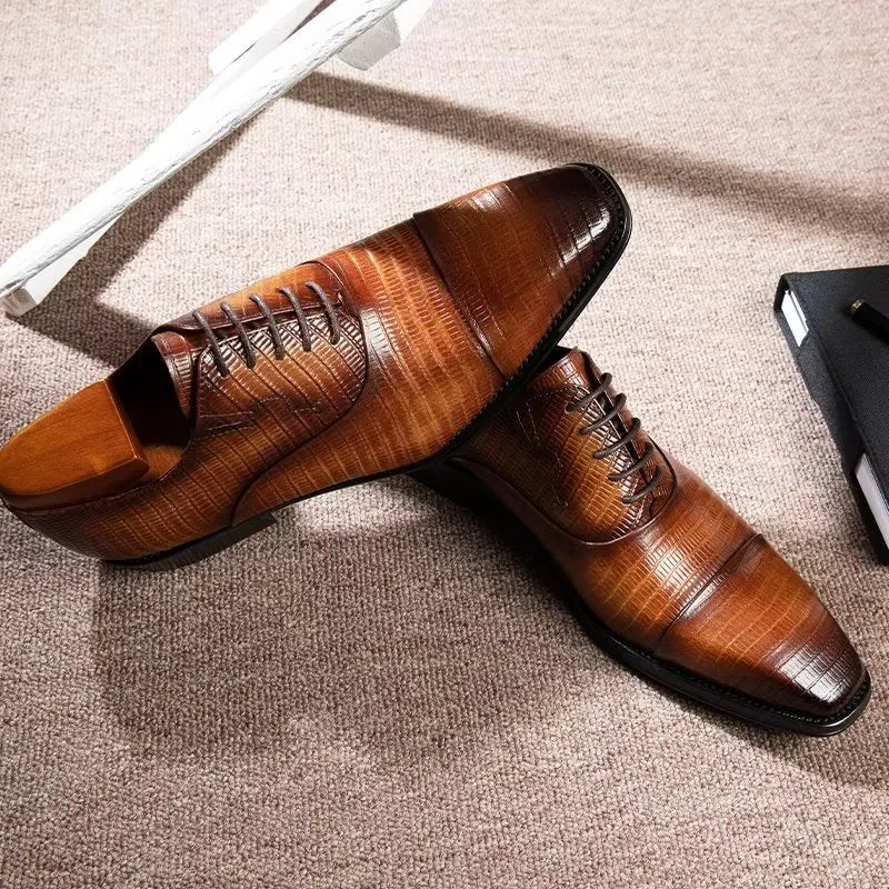 Opulent Exotica Oxford Dress Shoes