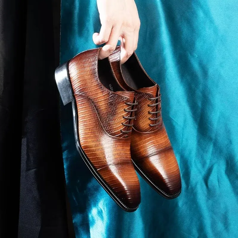 Opulent Exotica Oxford Dress Shoes