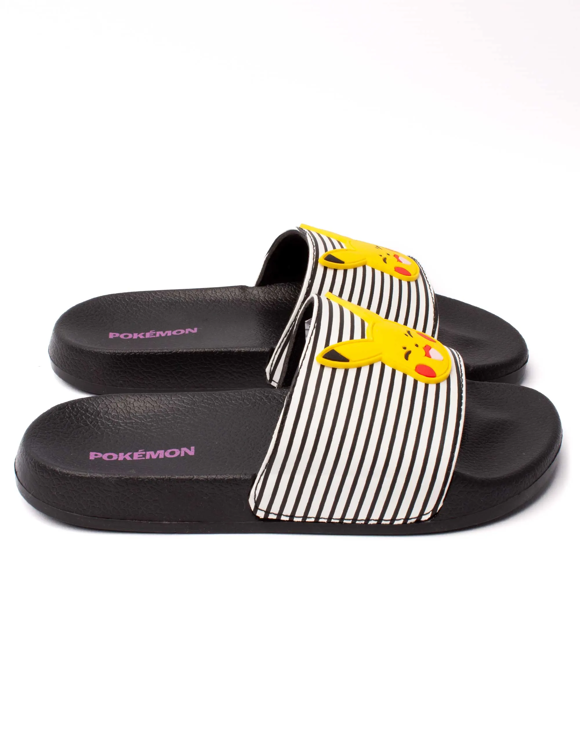 Pokemon Pikachu Girls Sliders Black