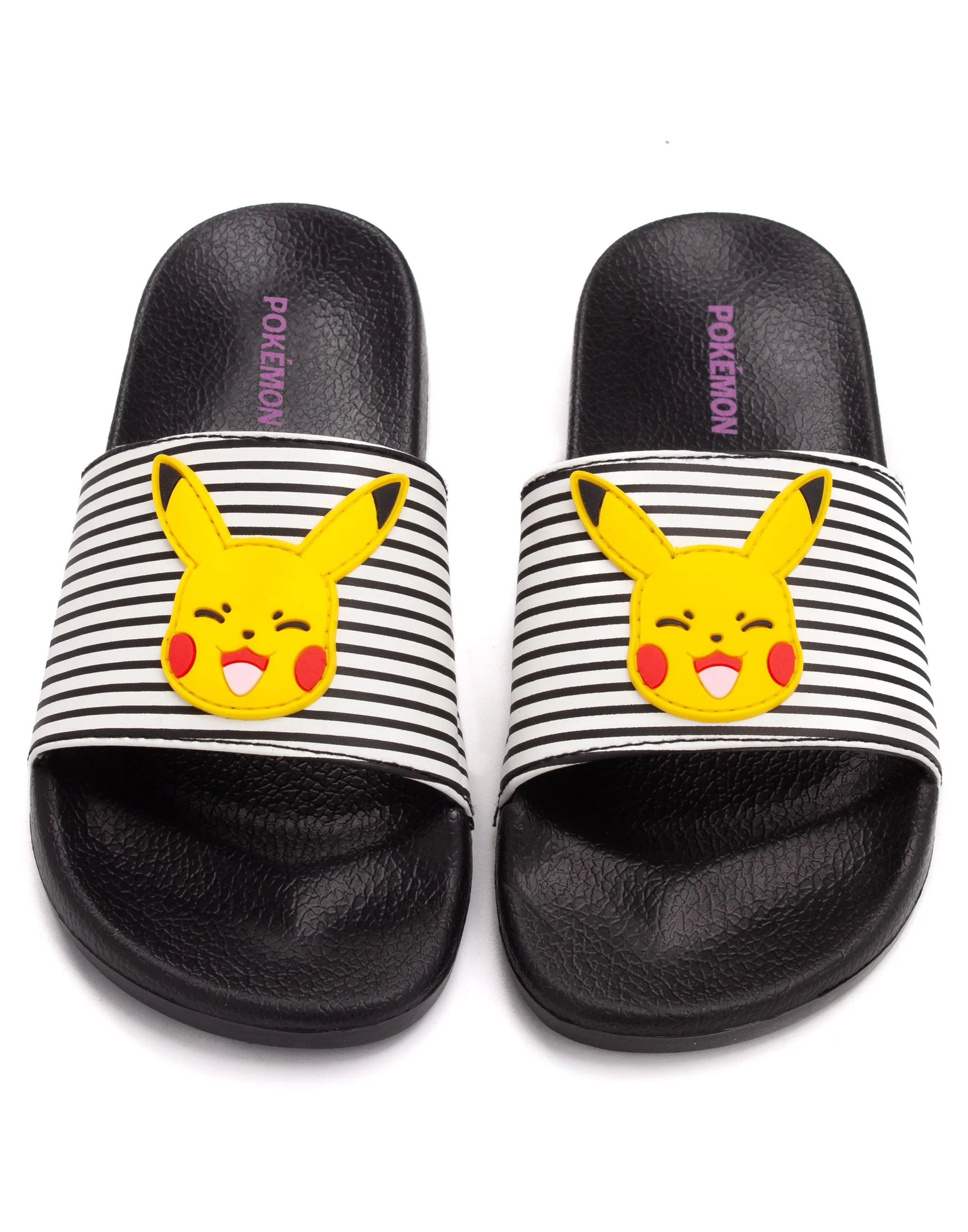 Pokemon Pikachu Girls Sliders Black