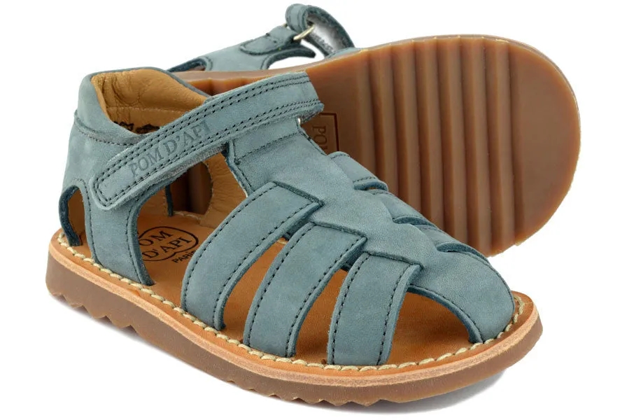 Pom d'Api Boys Petrol Blue Sandal