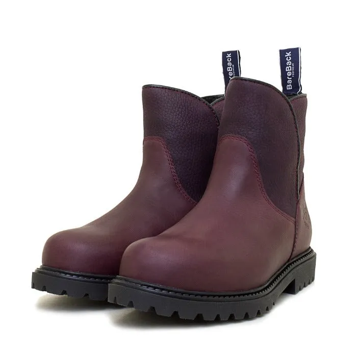 Quebec Waterproof Ankle Boots - Bordeaux