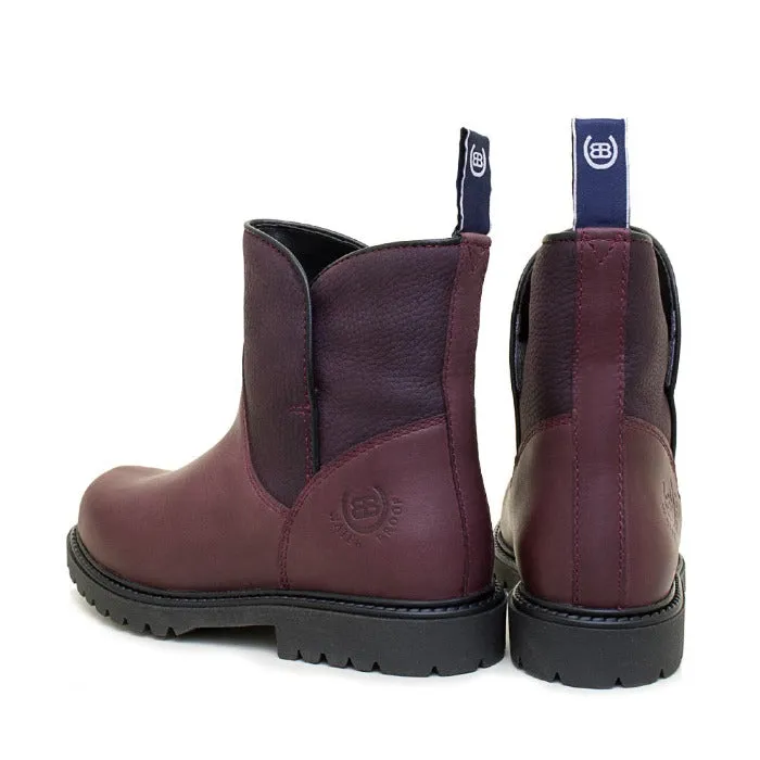 Quebec Waterproof Ankle Boots - Bordeaux