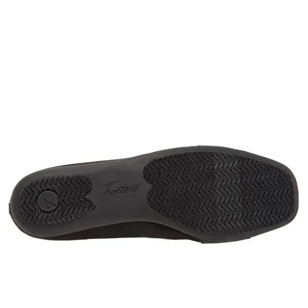 Samantha 101 Black Micro Ballet Flat Shoes