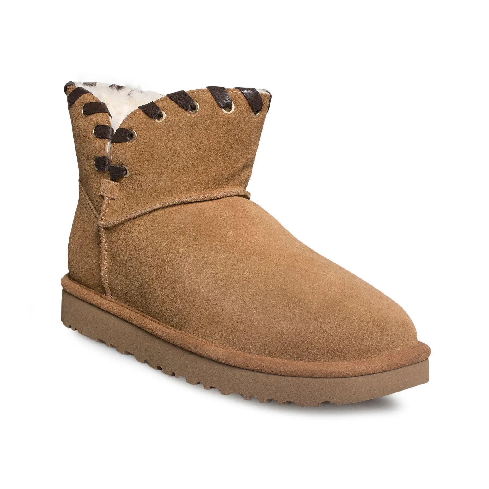 UGG Aidah Mini Chestnut Boots - Women's