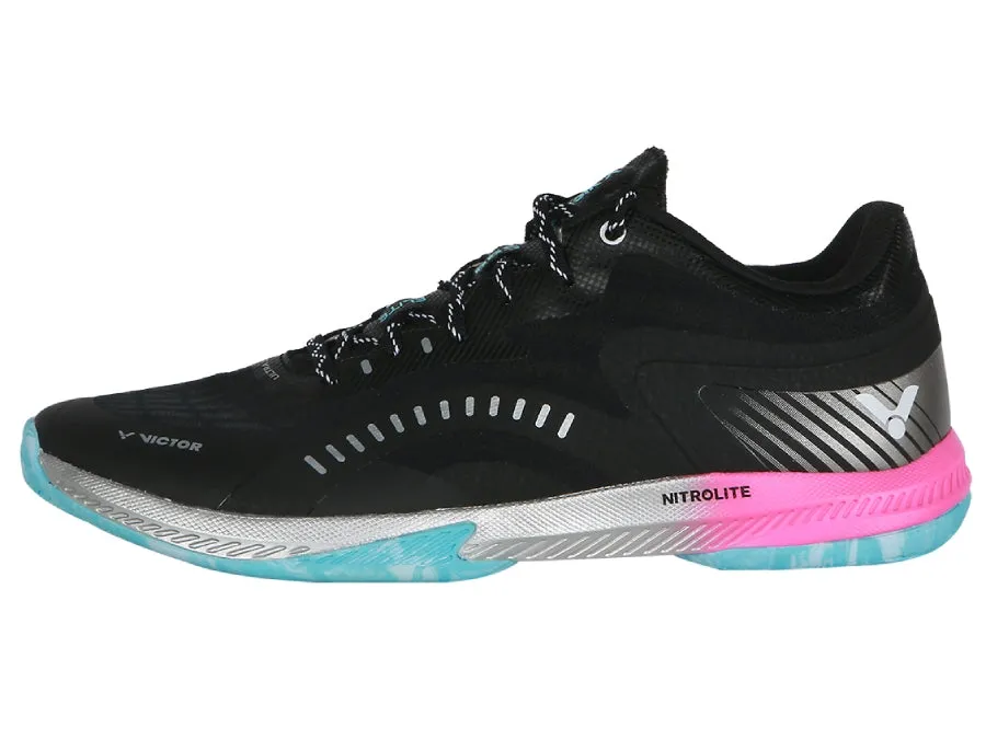 Victor S99 Elite Lightweight Performance Badminton Shoes (Black)