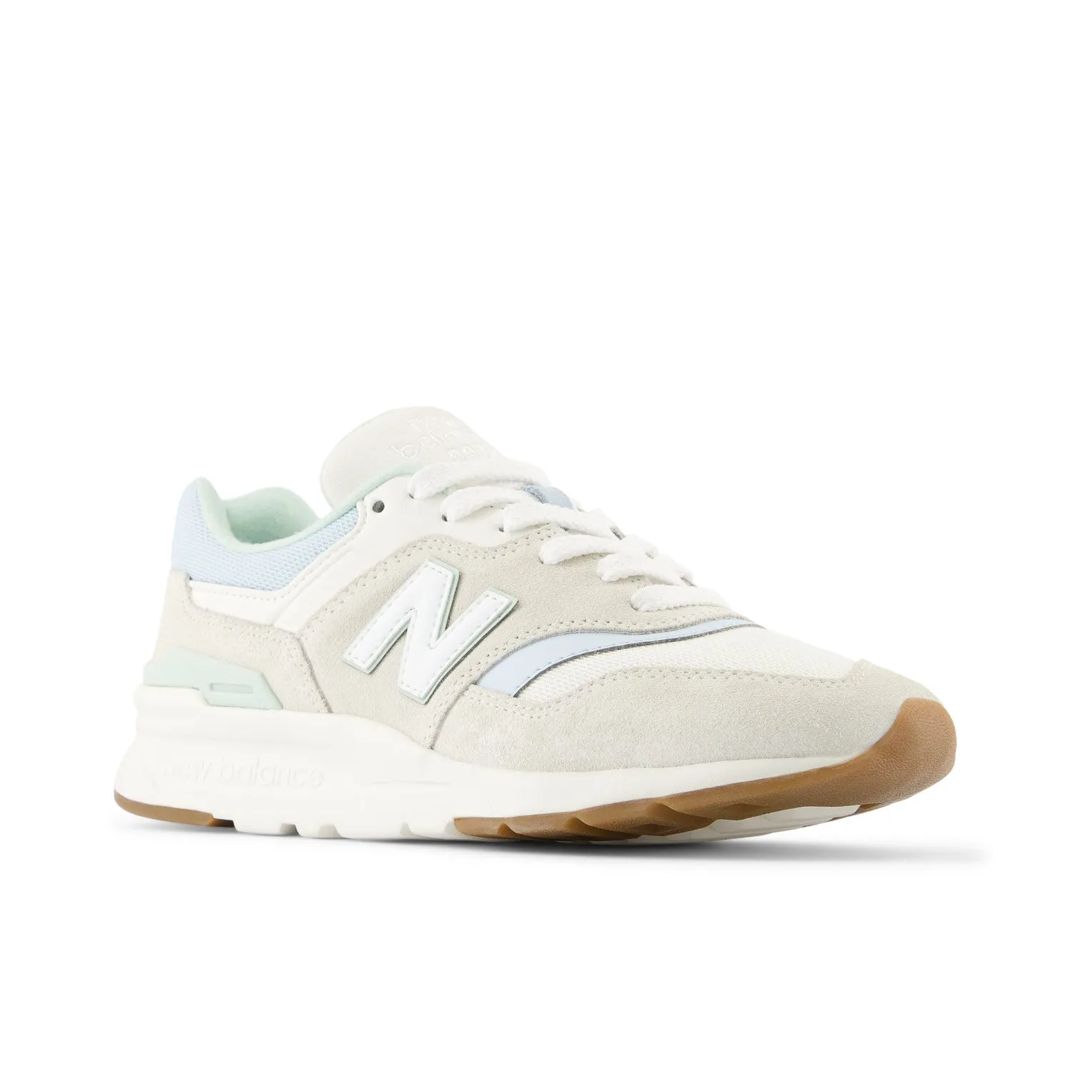 Women's New Balance 997H Color: Sea Salt/ Quarry Blue