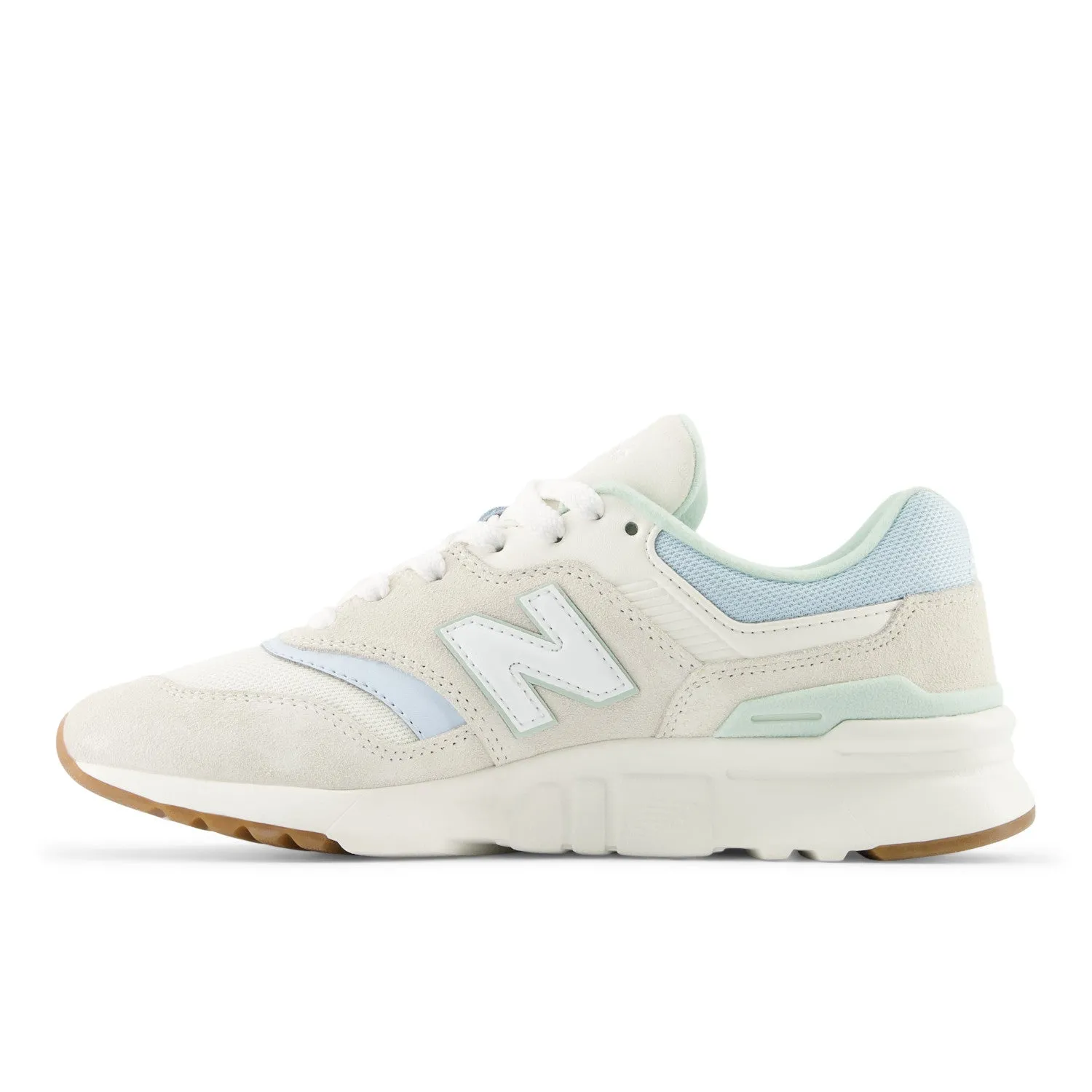 Women's New Balance 997H Color: Sea Salt/ Quarry Blue