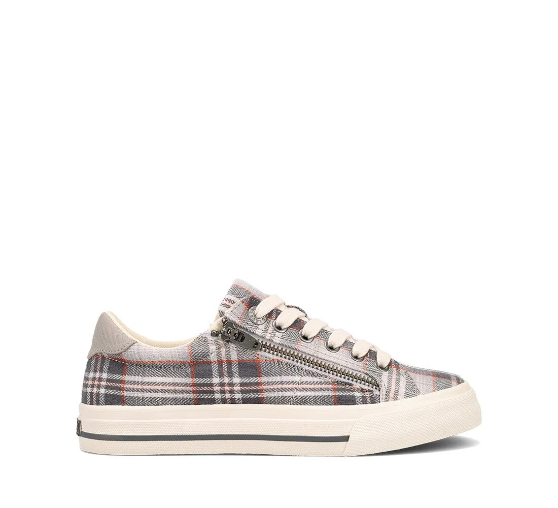 Women's Taos Z Soul Color: Grey Plaid (REGULAR & WIDE WIDTH)