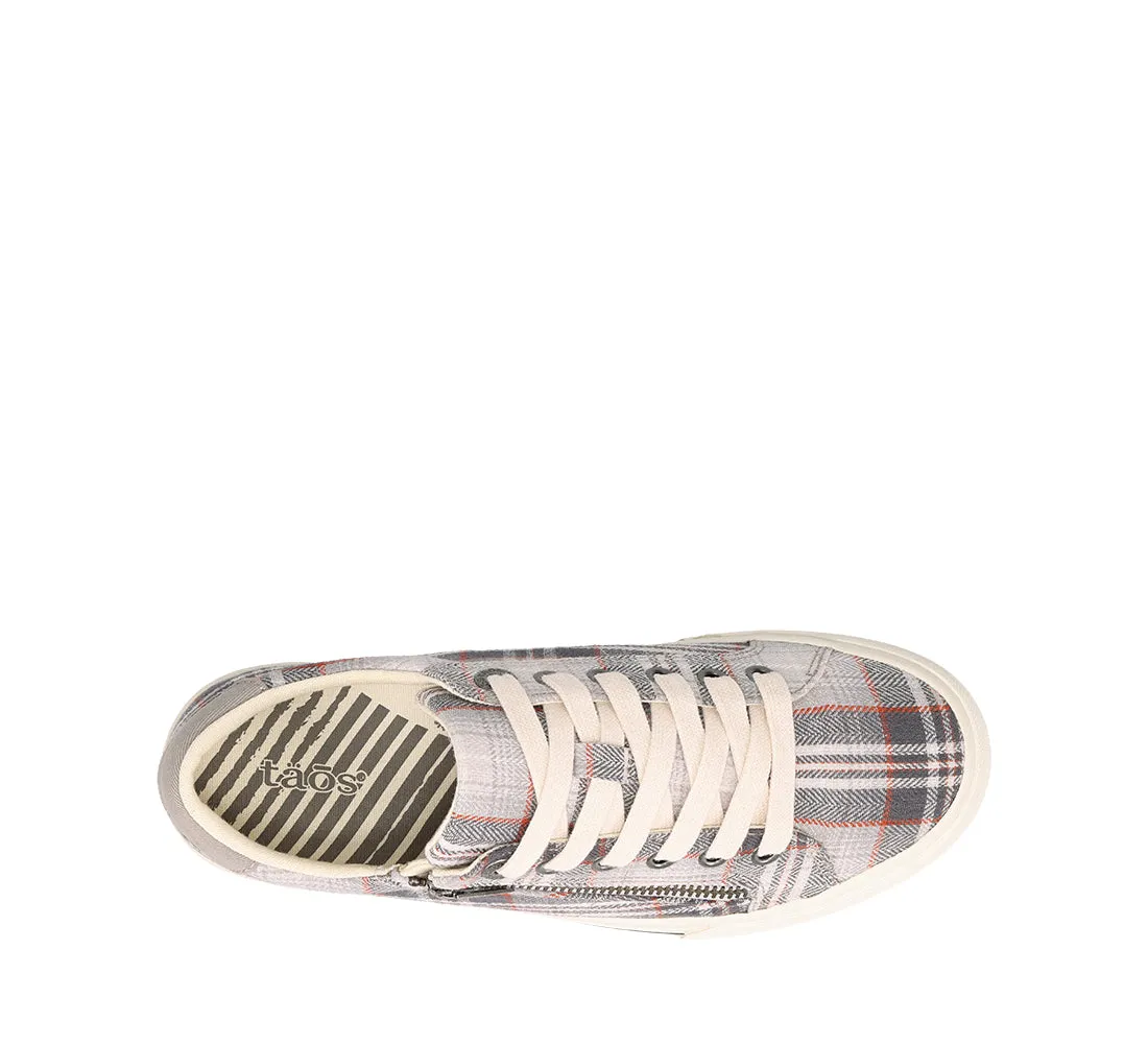 Women's Taos Z Soul Color: Grey Plaid (REGULAR & WIDE WIDTH)